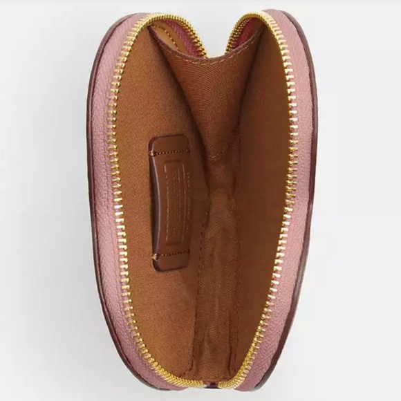 Newš Coach X Observed By Us Heart Coin Case In Signature Canvas - Picture 2 of 2